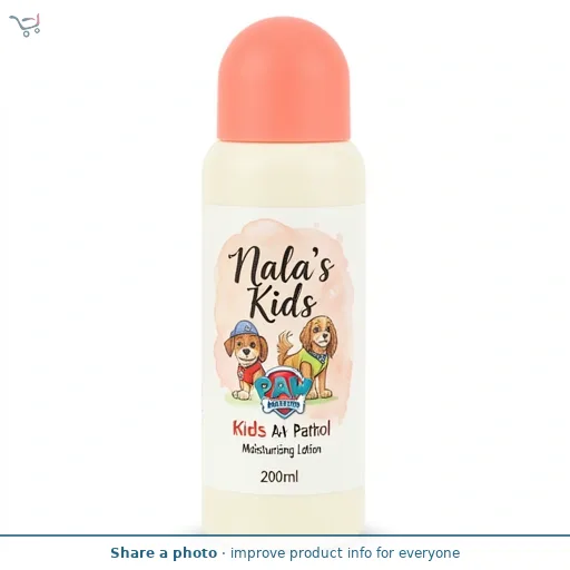 Nala's Kids Kids PAW Patrol Moisturising Lotion 200ml