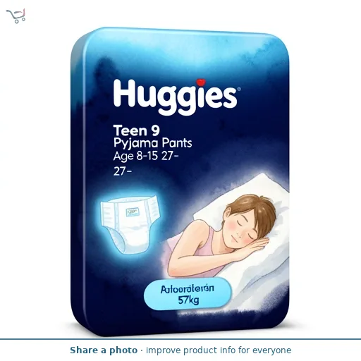 Huggies Teen 9 Pyjama Pants Age 8-15 27-57kg