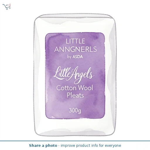 LITTLE ANGELS by ASDA Cotton Wool Pleats 300g