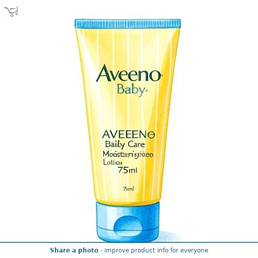 Aveeno Baby Daily Care Moisturising Lotion with Colloidal Oatmeal, For Sensitive Skin, 75ml