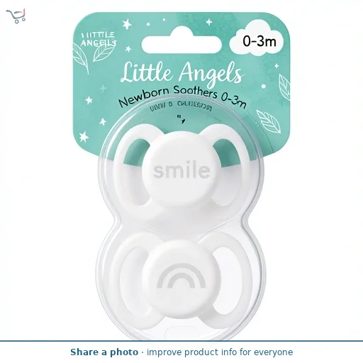 LITTLE ANGELS by ASDA Newborn Soothers 0-3m