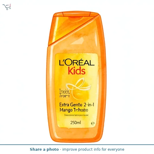 L'Oreal Kids Extra Gentle 2-in-1 Tropical Mango Shampoo 250ml