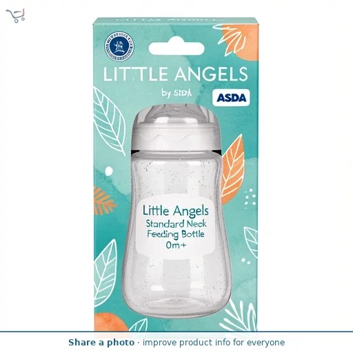 LITTLE ANGELS by ASDA Standard Neck Feeding Bottle 0m+