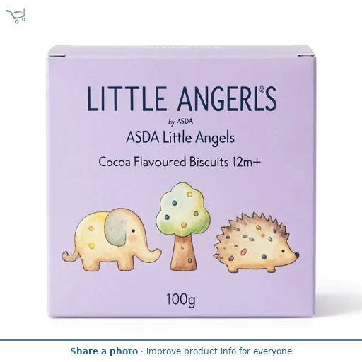 LITTLE ANGELS by ASDA ASDA  Cocoa Flavoured Biscuits 12m+ 100g
