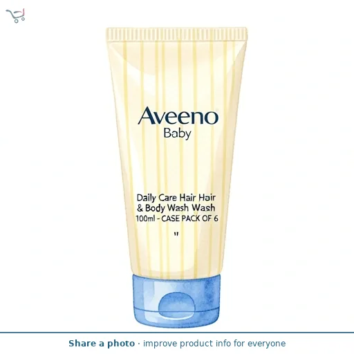 Aveeno Baby Daily Care Hair & Body Wash 100ml - CASE PACK OF 6