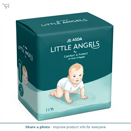 LITTLE ANGELS by ASDA by  Comfort & Protect Size 5 11-16kg 24-35lbs 40 Nappies