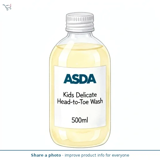 ASDA Kids Delicate Head-to-Toe Wash 500ml