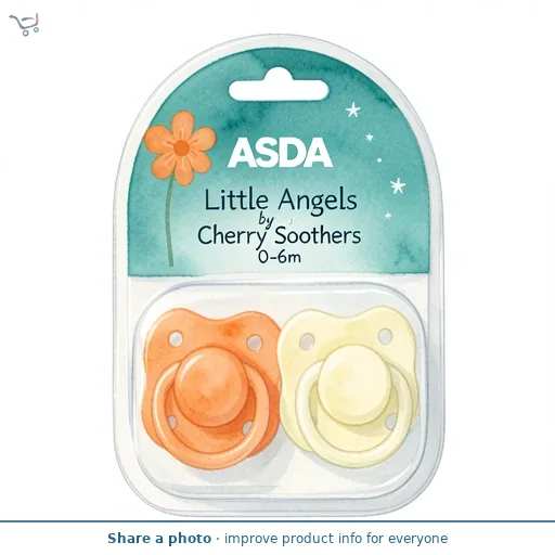 ASDA Little Angels by  Cherry Soothers 0-6m