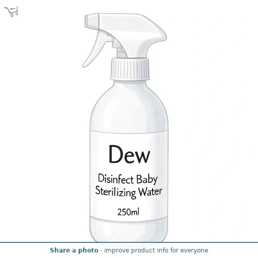 Dew Disinfect Baby Bottle Sterilising Water 250ml