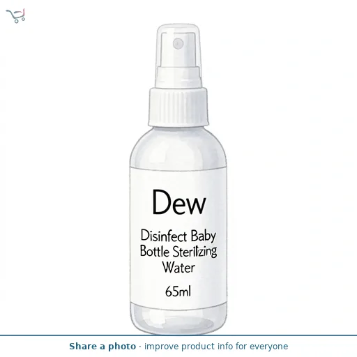 Dew Disinfect Baby Bottle Sterilising Water 65ml