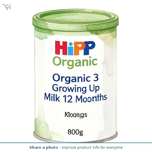 HiPP Organic Organic 3 Growing Up Milk From 12 Months 800g