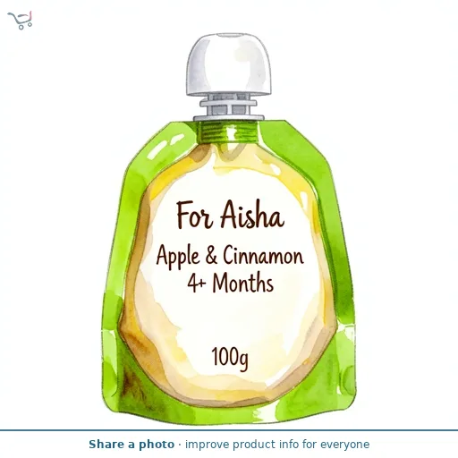 For Aisha Apple & Cinnamon 4+ Months 100g
