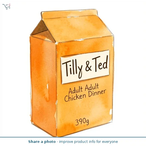 Tilly & Ted Adult Chicken Dinner 390g