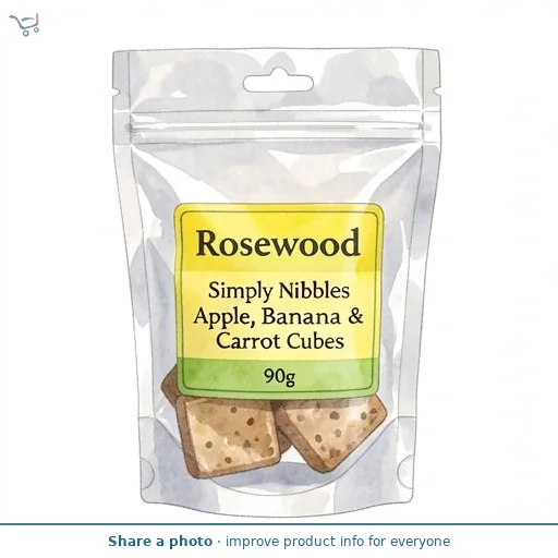 Rosewood Simply Nibbles Apple, Banana & Carrot Cubes 90g