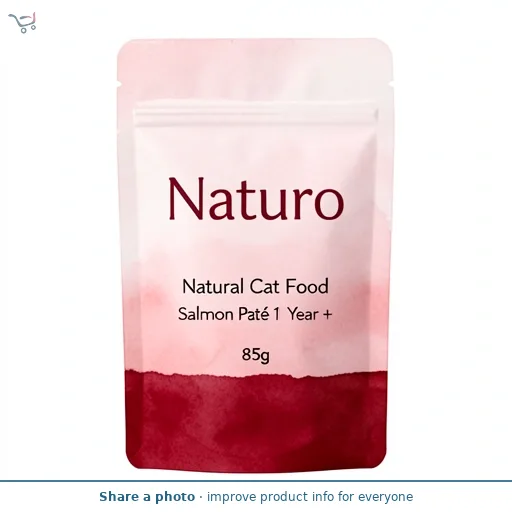 Naturo Natural Cat Food Salmon Paté Adult Cat 1 Year + 85g