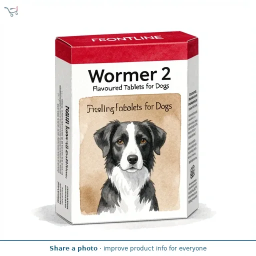 Frontline Wormer 2 Flavoured Tablets for Dogs