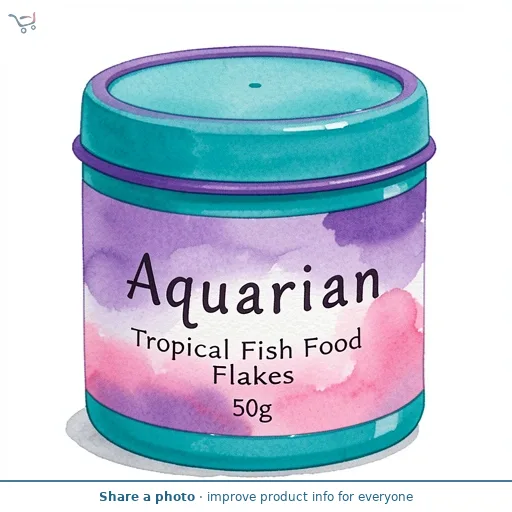 Aquarian Tropical Fish Food Flakes 50g
