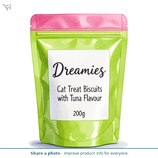 Dreamies Cat Treat Biscuits with Tuna Flavour 200g