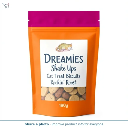 Dreamies DREAMIES Shake Ups Cat Treat Biscuits Rockin' Roost 180g