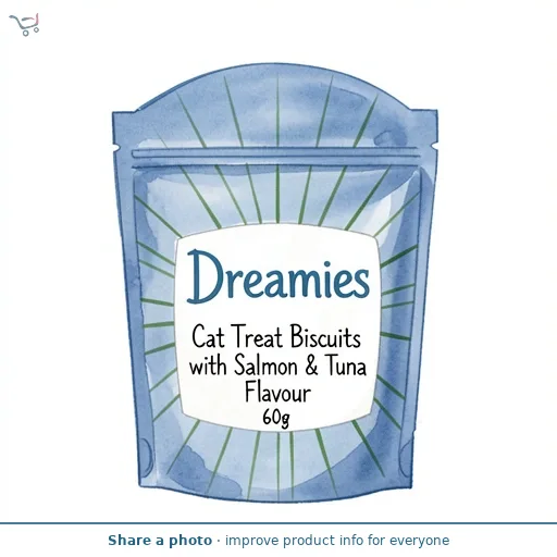 Dreamies Cat Treat Biscuits with Salmon & Tuna Flavour 60g