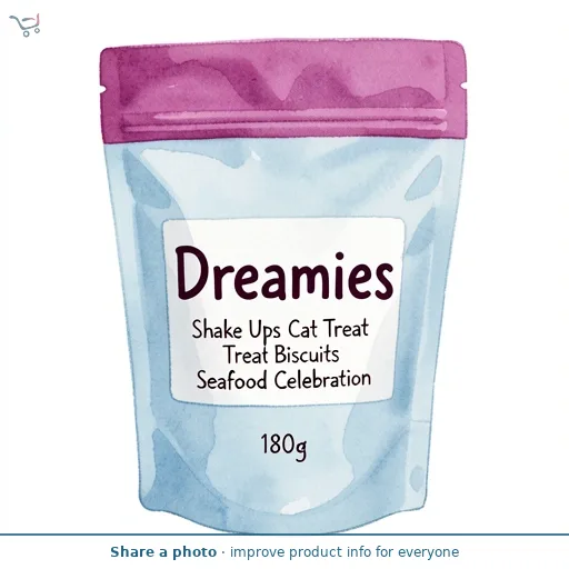 Dreamies DREAMIES Shake Ups Cat Treat Biscuits Seafood Celebration 180g