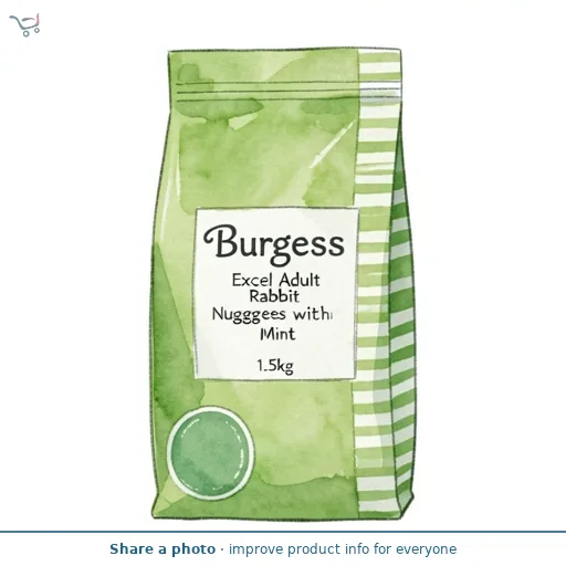 Burgess Excel Adult Rabbit Nuggets with Mint 1.5kg