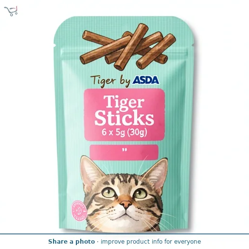 Tiger by ASDA Tiger Sticks 6 x 5g (30g)