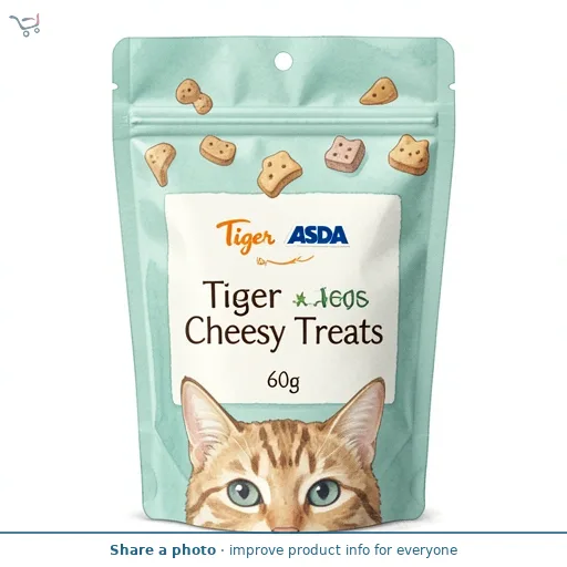 Tiger by ASDA Tiger Cheesy Treats 60g