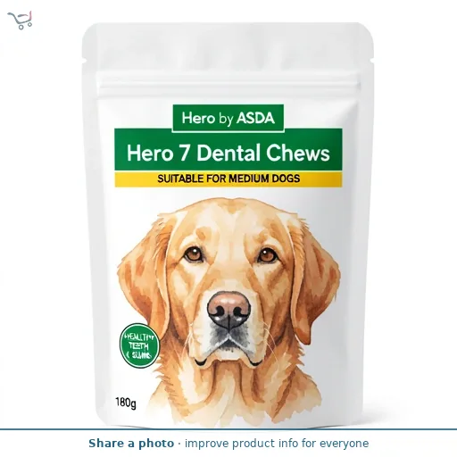 Hero by ASDA Hero 7 Dental Chews 180g