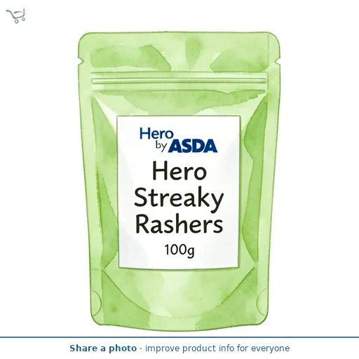 Hero by ASDA Hero Streaky Rashers 100g
