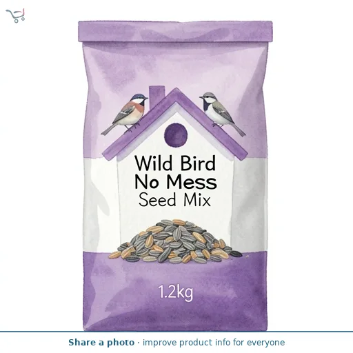 Wild Bird No Mess Seed Mix 1.2kg