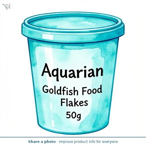 Aquarian Goldfish Fish Food Flakes 50g