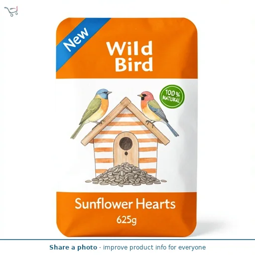 Wild Bird Sunflower Hearts 625g