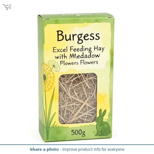 Burgess Excel Feeding Hay with Meadow Flowers 500g