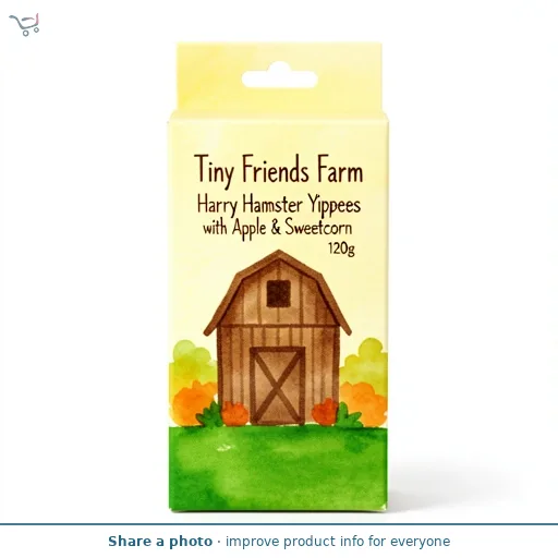 Tiny Friends Farm Harry Hamster Yippees with Apple & Sweetcorn 120g