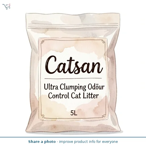Catsan Ultra Clumping Odour Control Cat Litter 5L