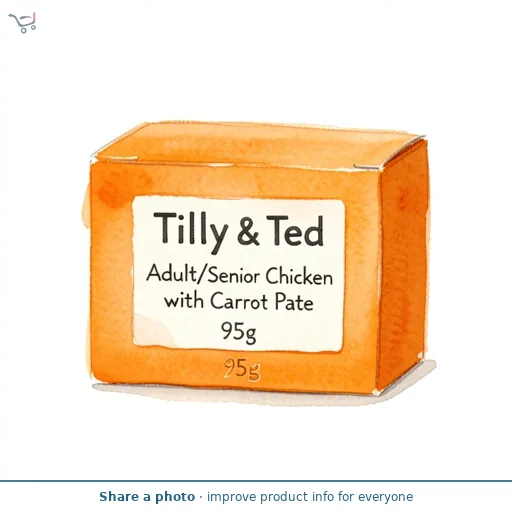 Tilly & Ted Adult/Senior Chicken with Carrot Pate 95g