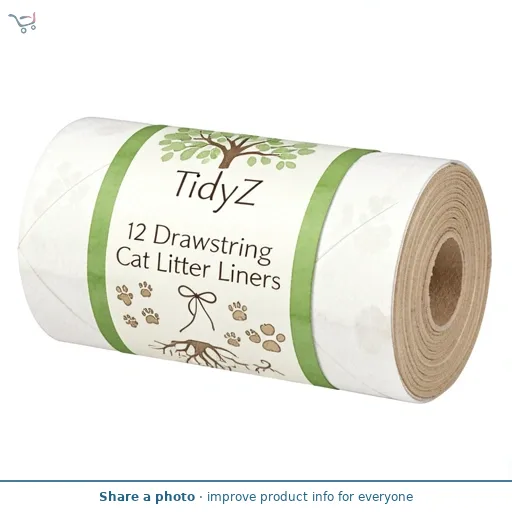 TidyZ 12 Drawstring Cat Litter Liners