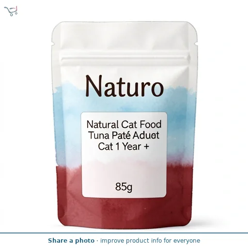 Naturo Natural Cat Food Tuna Paté Adult Cat 1 Year + 85g