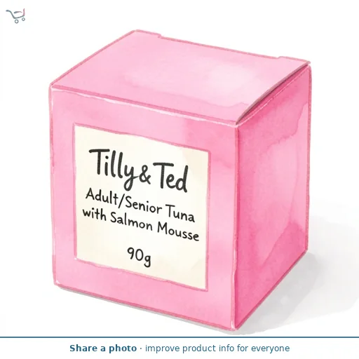 Tilly & Ted Adult/Senior Tuna with Salmon Mousse 90g