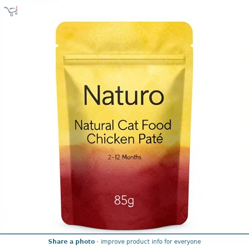 Naturo Natural Cat Food Kitten Chicken Paté 2-12 Months 85g