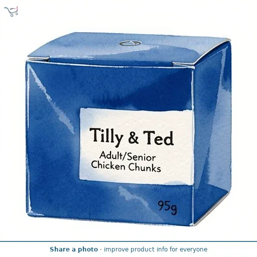 Tilly & Ted Adult/Senior Chicken Chunks 95g