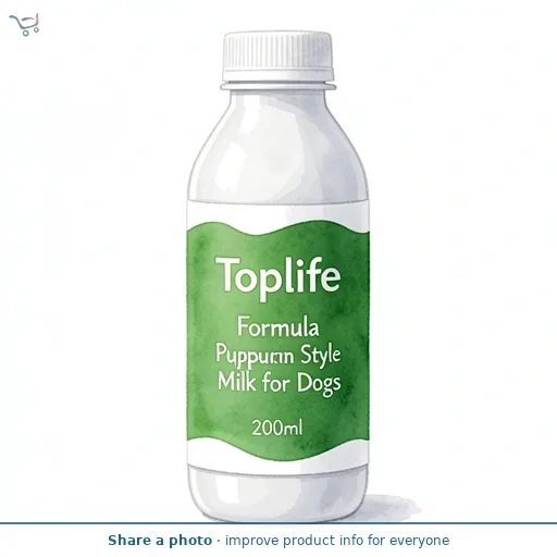 Toplife Formula Puppuccino Style Milk for Dogs 200ml