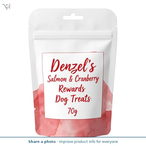 Denzel's Salmon & Cranberry Rewards Dog Treats 70g