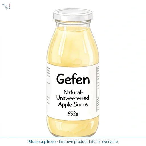 Gefen Natural-Unsweetened Apple Sauce 652g
