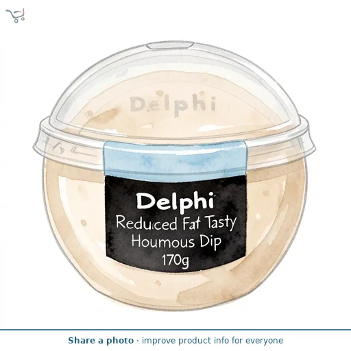 Delphi Reduced Fat Light & Tasty Houmous Dip 170g