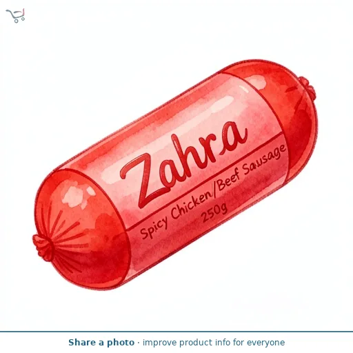 Zahra Spicy Chicken/Beef Sausage 250g