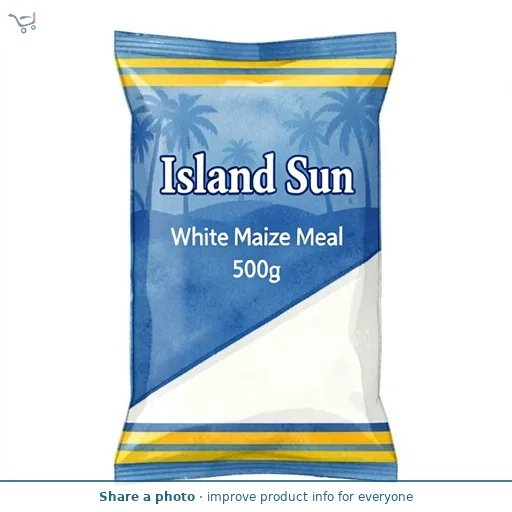 Island Sun White Maize Meal 500g