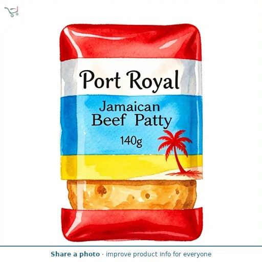 Port Royal Jamaican Beef Patty 140g