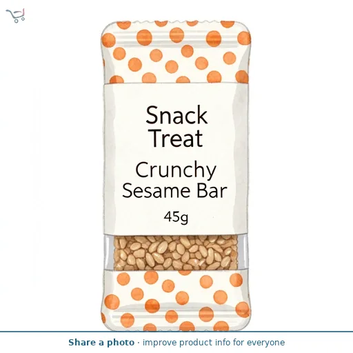 Snack Treat Crunchy Sesame Bar 45g